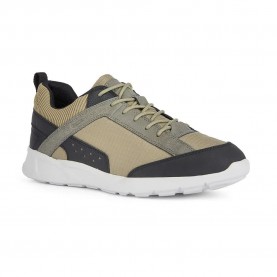 маратонки,мъжки,маратонки,geox,sanzio,trainers,sage,black,(brown)