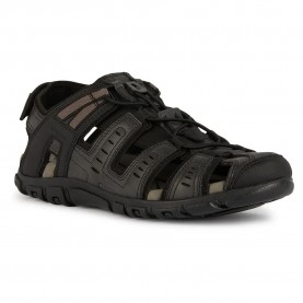 сандали,мъжки,сандали,geox,strada,sandals,black