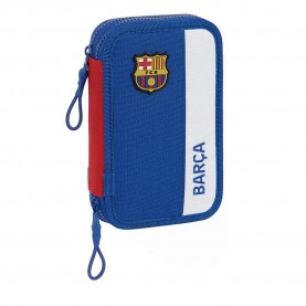 канцеларски,принадлежности,safta,f.c,barcelona,2nd,equipación,pencil,case,multicolor,(blue)