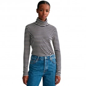 блуза,дамски,пуловери,дамски,плетени,дрехи,gant,4200713,high,neck,sweater,blue