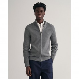 блуза,мъжки,пуловери,gant,8040524,full,zip,sweater,grey