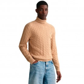 блуза,мъжки,пуловери,gant,cable,sweater,beige,(khaki,mel)