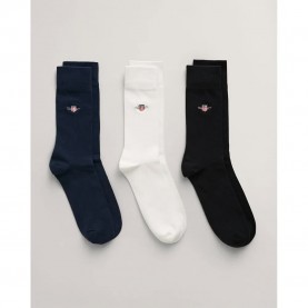 чорапи,мъжки,чорапи,gant,shield,socks,3,pairs,black,(multicolor)