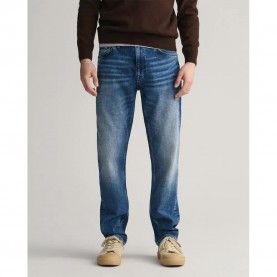дънки,мъжки,панталони,gant,slim,fit,jeans,blue,(mid,blue,vintage)
