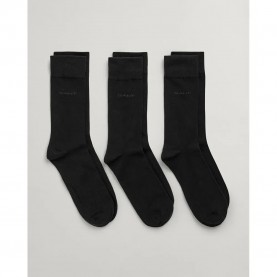 чорапи,мъжки,чорапи,gant,soft,socks,3,pairs,black