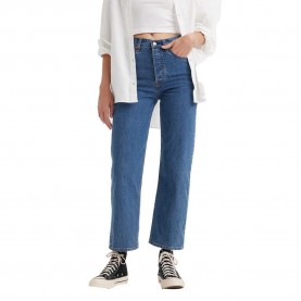 дънки,дамски,панталони,levi´s,ribcage,straight,ankle,fit,regular,waist,jeans,blue