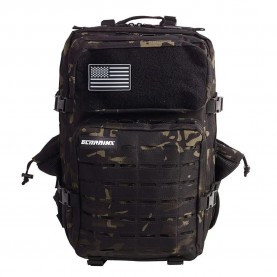Раница Elitex training Tactical V2 45L backpack - Brown (Black Camouflage) раница,раници,elitex,training,tactical,v2,45l,backpack,brown,(black,camouflage)