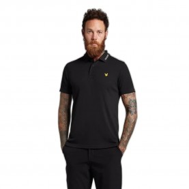 мъжки,блузи,с,яка,lyle,&,scott,tech,collar,logo,short,sleeve,polo,black,(jet,black)