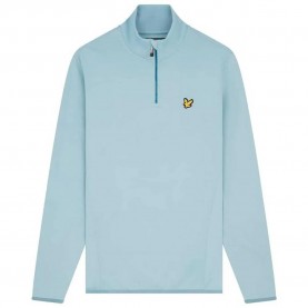 Lyle & scott Tech half zip fleece - Blue (Blue Shore) мъжки,пуловери,lyle,&,scott,tech,half,zip,fleece,blue,(blue,shore)