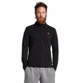 мъжки,блузи,с,яка,lyle,&,scott,tech,long,sleeve,polo,black,(jet,black)
