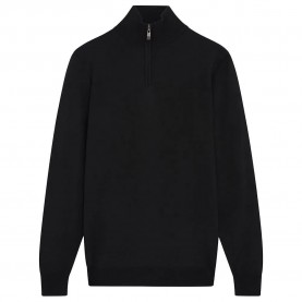 блуза,мъжки,пуловери,lyle,&,scott,tonal,eagle,half,zip,sweater,black,(jet,black)