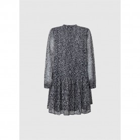 рокля,дамски,поли,и,рокли,pepe,jeans,aminta,long,sleeve,short,dress,black