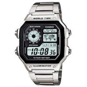 часовник,часовници,casio,1200whd,watch,silver