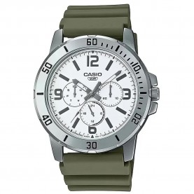 часовник,часовници,casio,mtp,vd300,3b,collection,watch,green,(silver,grey,olive,green,white)