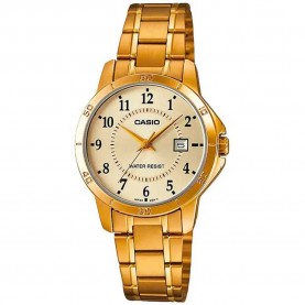 часовник,часовници,casio,ltpv004g9b,watch,golden