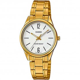 часовник,часовници,casio,ltpv005g7b,watch,golden