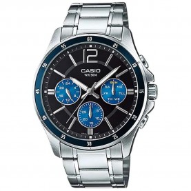 часовник,часовници,casio,mtp1374d2a,watch,blue,(silver,grey,silver,grey,blue)