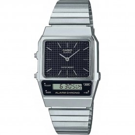 часовник,часовници,casio,retro,vintage,watch,silver,grey,silver,grey,black,(silver)