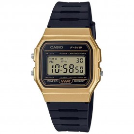 Часовник Casio Retro Vintage watch - Golden (Yellow Gold / Black / Lcd Black) часовник,часовници,casio,retro,vintage,watch,golden,(yellow,gold,black,lcd,black)