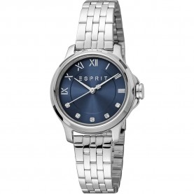 часовник,часовници,esprit,bent,ii,woman,watch,silver,(silver,grey,silver,grey,night,blue)