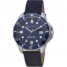 часовник,часовници,esprit,kale,watch,blue,(silver,grey,blue,night,blue)