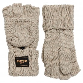 ръкавици,ръкавици,шапки,и,шалове,superdry,cable,knit,gloves,oaty,beige,fleck,(beige)