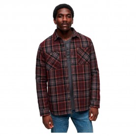 риза,с,дълъг,ръкав,мъжки,ризи,superdry,merchant,quilted,long,sleeve,shirt,brown