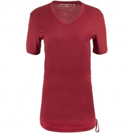 тениска,дамски,тениски,alpine,pro,aika,short,sleeve,v,neck,t,shirt,red,(red)