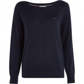 блуза,дамски,пуловери,дамски,плетени,дрехи,tommy,hilfiger,stitch,boa,sweater,blue