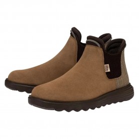 обувки,дамски,обувки,hey,dude,branson,suede,shoes,brown