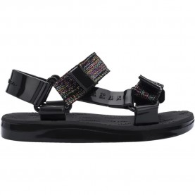 Сандали Melissa Mini Papete + Rider I sandals - Black (Black / Black) сандали,детски,сандали,и,чехли,melissa,mini,papete,+,rider,i,sandals,black,(black,black)