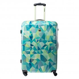 куфари,iguana,asturia,ii,109l,trolley,bag,blue,(geometric,print,lime,cream)