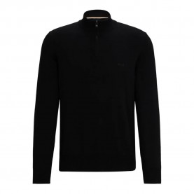 блуза,мъжки,пуловери,boss,padro,10260473,half,zip,sweater,black