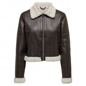 яке,дамски,якета,и,палта,only,betty,bonded,leather,jacket,brown