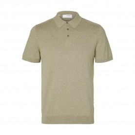 мъжки,блузи,с,яка,selected,berg,short,sleeve,polo,vetiver,detail,melange,(beige)