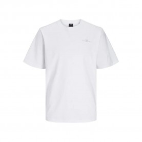 тениска,мъжки,тениски,jack,&,jones,12256407,text,short,sleeve,t,shirt,white
