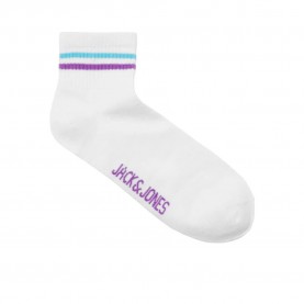 чорапи,мъжки,чорапи,jack,&,jones,benjamin,tennis,socks,white,(white,detail,deep,lavender,true,blue,stripes)