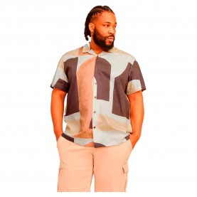 риза,с,къс,ръкав,мъжки,ризи,jack,&,jones,blacarnaby,print,resort,plus,size,short,sleeve,shirt,beige,(tannin)