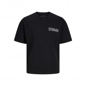 тениска,мъжки,тениски,jack,&,jones,bouquet,short,sleeve,t,shirt,black,(black)