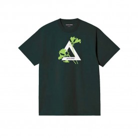тениска,мъжки,тениски,jack,&,jones,floral,triangle,short,sleeve,t,shirt,black,(green)