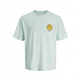 тениска,мъжки,тениски,jack,&,jones,frutti,short,sleeve,t,shirt,white,(skylight)