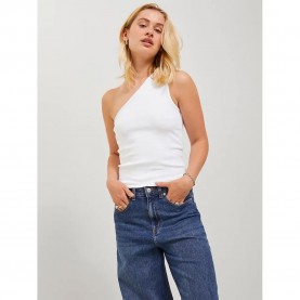 тениска,дамски,тениски,jack,&,jones,funda,str,one,shoulder,jjxx,sleeveless,t,shirt,white,(bright,white)
