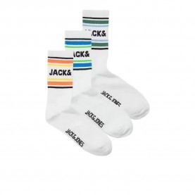 чорапи,мъжки,чорапи,jack,&,jones,gavin,tennis,socks,3,pairs,multicolor,(white,pack,white,white)