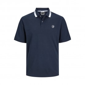 сако,мъжки,блузи,с,яка,jack,&,jones,hass,logo,short,sleeve,polo,navy,blazer,detail,white,details,(blue)
