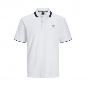 мъжки,блузи,с,яка,jack,&,jones,hass,logo,plus,size,short,sleeve,polo,white,(white)