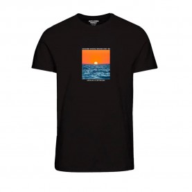 тениска,мъжки,тениски,jack,&,jones,marbella,1,short,sleeve,t,shirt,black,(orange)
