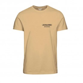 тениска,мъжки,тениски,jack,&,jones,marbella,2,short,sleeve,t,shirt,italian,straw,(beige)