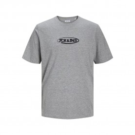 тениска,мъжки,тениски,jack,&,jones,oliver,short,sleeve,t,shirt,grey,(light,grey,melange)