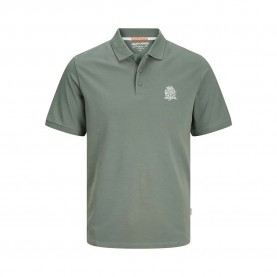 мъжки,блузи,с,яка,jack,&,jones,palm,dut,short,sleeve,polo,laurel,wreath,(green)
