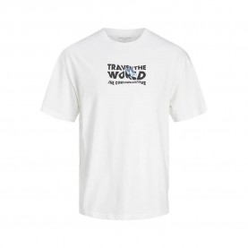 тениска,мъжки,тениски,jack,&,jones,splash,gc,short,sleeve,t,shirt,white,(white)